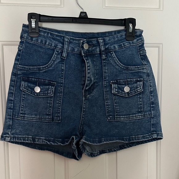 Denim Blue Women's Shorts - Picture 1 of 4